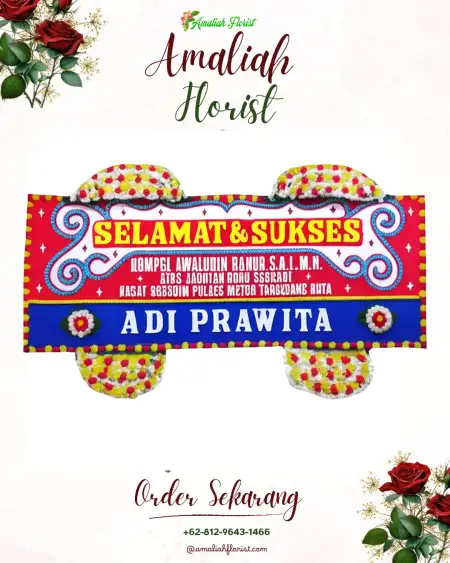 Papan Bunga Ucapan Selamat Sumberkerep